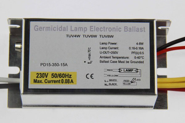 UV ballast 15W, 120V